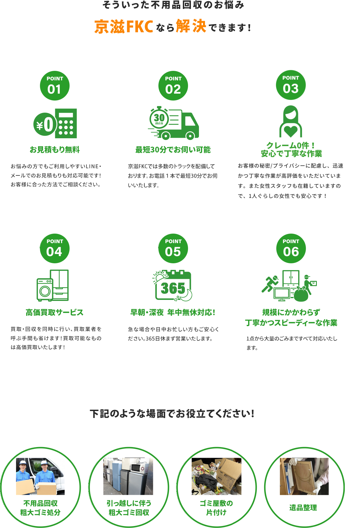 京滋FKCならお悩み解決できます