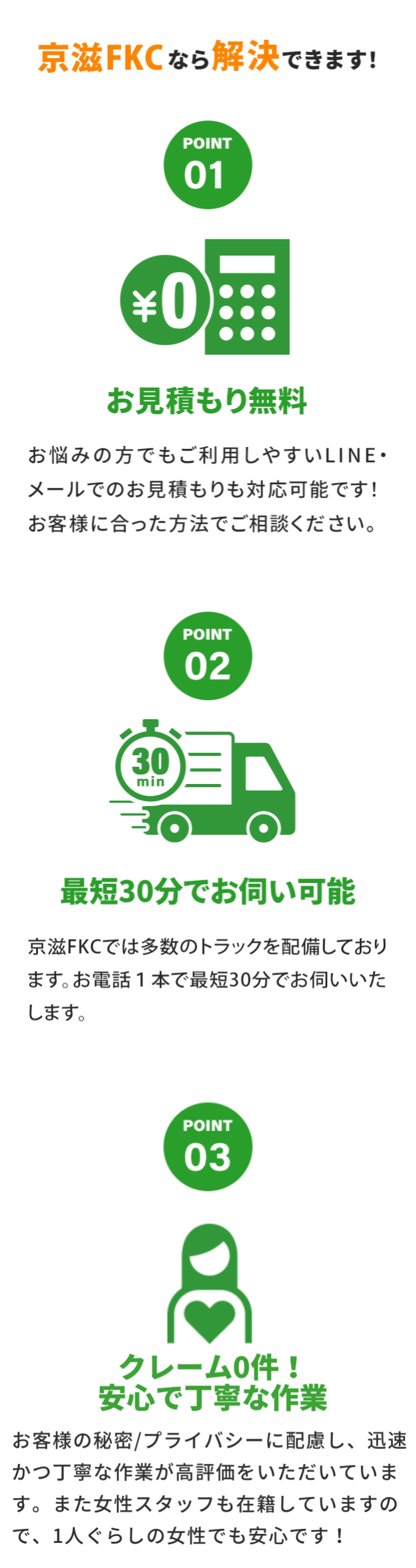 京滋FKCならお悩み解決できます
